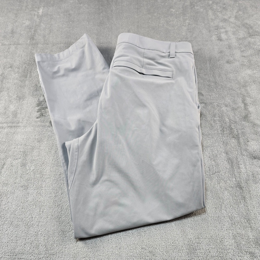 lululemon Commission Golf Pant Mens 34 Grey Classic Fit Warpstreme Performance